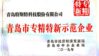 喜報(bào)！特斯特獲得“專精特新”示范企業(yè)授牌